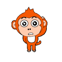 Monkey Animal Sticker - Monkey Animal Absurd Stickers