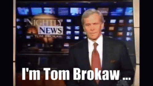 Tom Brokaw GIF - Tom Brokaw - Discover & Share GIFs