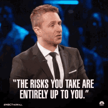 The Risks You Take Are Entirely Up To You Youre The Master Of Your Fate GIF - The Risks You Take Are Entirely Up To You Youre The Master Of Your Fate You Determine Your Future GIFs