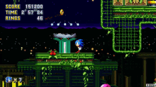 sonic mania chemical plant intro gif