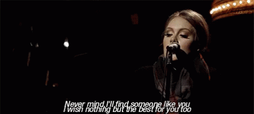 Adele Album Gif Someonelikeyou Adele Lyrics Discover Share Gifs