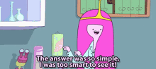 princess bubblegum adventure time i was too smart to see it