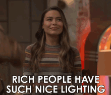 Rich People Have Such Nice Lighting Carly Shay GIF - Rich People Have Such Nice Lighting Carly Shay Miranda Cosgrove GIFs