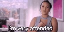 How Dare You GIF - Cristen Metoyer Im Very Offended Basketball Wives GIFs