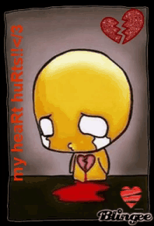 crying broken heart