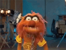 Muppet Star Animal Puppet GIF - Muppet Star Animal Puppet Singing Puppet GIFs