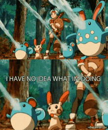 I Have No Idea What Im Doing Plusle GIF - I Have No Idea What Im Doing Plusle Pokemon GIFs