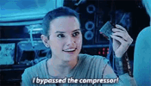 Rey I Bypassed The Compressor GIF - Rey I Bypassed The Compressor Star Wars GIFs