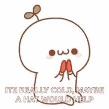 Warm Up Its Really Cold GIF - Warm Up Its Really Cold A Hat Would Help GIFs