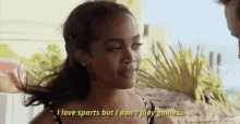 Rachel I Love Sports GIF - Rachel I Love Sports I Dont Play Games GIFs