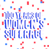 100years Of Womens Suffrage 19th Amendment Sticker - 100years Of Womens Suffrage Womens Suffrage 19th Amendment Stickers
