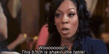 Shaking The Table K Michelle GIF - Shaking The Table K Michelle Kimberly Michelle Pate GIFs