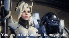 Overwatch Mercy GIF - Overwatch Mercy You Are In No Position To Negotiate GIFs