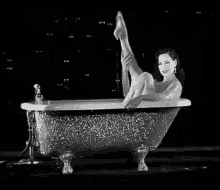 Dita Von Teese Playing With Bubbles GIF - Bubbles Ditavonteese Burlesque GIFs