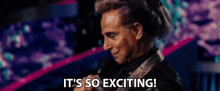 Its So Exciting Stanley Tucci GIF - Its So Exciting Stanley Tucci Caesar Flickerman GIFs