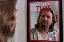 Time Magazine Man Of The Year Lebowski Achiever GIF - The Big Lebowski Time Man Of The Year GIFs