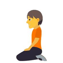 person kneeling people joypixels praying resting