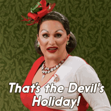 Thats The Devils Holiday The Vivienne GIF - Thats The Devils Holiday The Vivienne Rupauls Drag Race All Stars GIFs