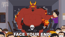 Face Your End Satan GIF - Face Your End Satan South Park GIFs