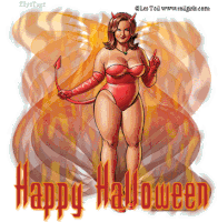 Happy Halloween Horn Sticker - Happy Halloween Horn Evil Stickers