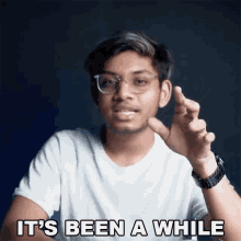 Its Been A While Anubhav Roy GIF - Its Been A While Anubhav Roy It Has Been Long Time GIFs