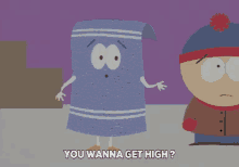 Towelie Wanna Get High GIF - Towelie South Park GIFs