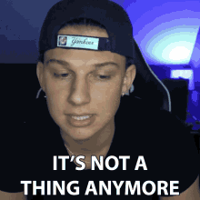 Its Not A Thing Anymore Conner Bobay GIF - Its Not A Thing Anymore Conner Bobay Its Over GIFs
