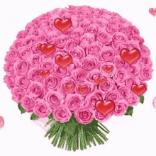 Love You Bouquet GIF - Love You Bouquet Hearts GIFs
