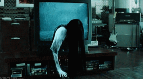 The Ring GIF - The Ring Horror Girl Comes Out Of TV - Discover & Share GIFs