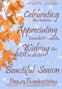 Happy Thanksgiving Thankful GIF - Happy Thanksgiving Thankful Wish GIFs