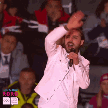 Hand Wave Singing GIF - Hand Wave Singing Performing GIFs