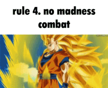 rule4 no madness combat rule4madness combat goku ssj3