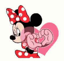 I Love Him So Much Heart GIF - I Love Him So Much Heart Minnie Mouse GIFs