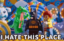 I Hate This Place - Batman (Will Arnett) - The Lego Movie GIF - Lego Movie Batman Will Arnett GIFs