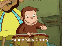 Funny Silly Goofy Curious George GIF - Funny Silly Goofy Curious George George GIFs