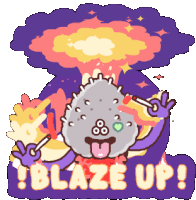 Blaze Up Smoke Weed Sticker - Blaze Up Smoke Weed Weed Stickers