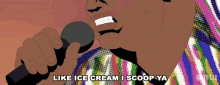 Like Ice Cream I Scoop Ya My Music You Wanna Get Loose Ta GIF - Like Ice Cream I Scoop Ya My Music You Wanna Get Loose Ta Biggie GIFs
