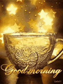 Glitter Good Morning GIF - Glitter Good Morning Cup GIFs
