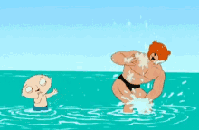 Stewie Splash GIF - Stewie Splash Family Guy GIFs