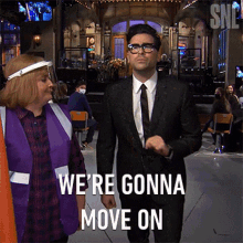 Were Gonna Move On Dan Levy GIF - Were Gonna Move On Dan Levy Saturday Night Live GIFs