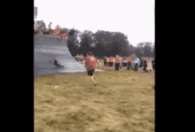 Obstacle Course Arko Race Fail GIF - Obstacle Course Arko Race Fail Slide GIFs