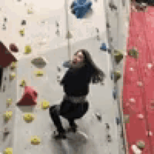 Christine Rock Climbing GIF - Christine Rock Climbing Top Rope GIFs