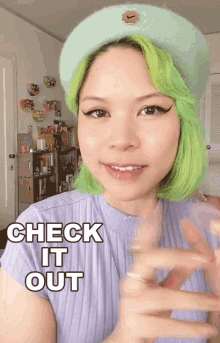 Check It Out Goldie Chan GIF - Check It Out Goldie Chan Pointing GIFs