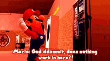 Smg4 Mario GIF - Smg4 Mario God Ddammit Does Nothing Work In Here GIFs