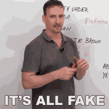 Its All Fake Adam GIF - Its All Fake Adam Engvid GIFs