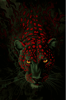 Jaguar Art GIF - Jaguar Art Flowing Spots GIFs