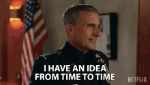I Have An Idea From Time To Time General Mark R Naird GIF - I Have An Idea From Time To Time General Mark R Naird Steve Carell GIFs