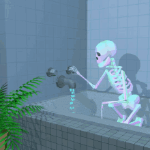 death skelly bathtub water fill