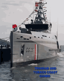 Trinidad And Tobago Coast Guard Boat GIF - Trinidad And Tobago Coast Guard Boat Ship GIFs