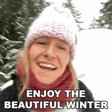 Enjoy The Beautiful Winter Cameo GIF - Enjoy The Beautiful Winter Cameo Hope You Have A Great Time GIFs